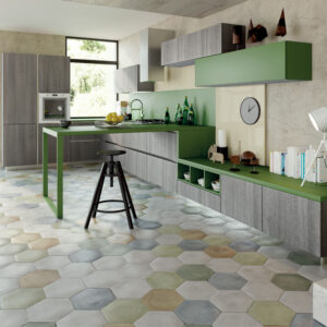 A SPRING olasz konyhabútor eltérő színekben kapható matt vagy fényes változatban.