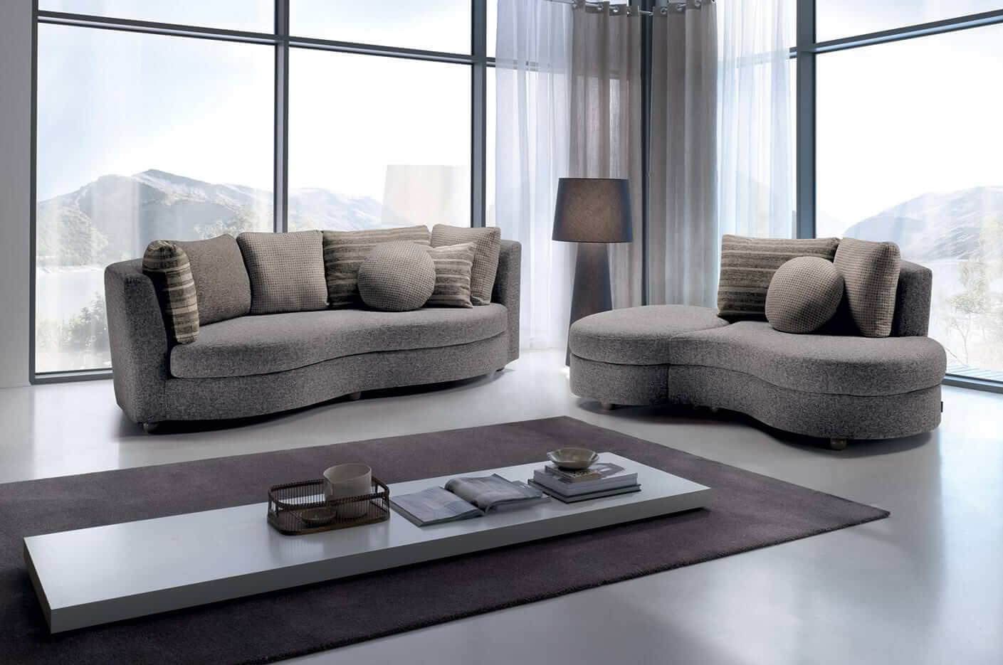 A Bolero kanapé szokatlan, formabontó kialakításával hívja fel magára a figyelmet.