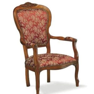 A 105 velencei karfás szék vagy fotel egy igazán fenséges bútordarab, amely klasszikus kialakítású és a régebbi korok, életérzését, hangulatát idézheti fel bennünk.