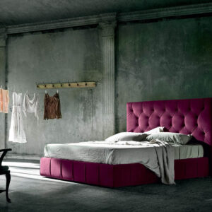 A Hamilton kárpitozott ágy modern és egyben klasszikus eredeti olasz bútor