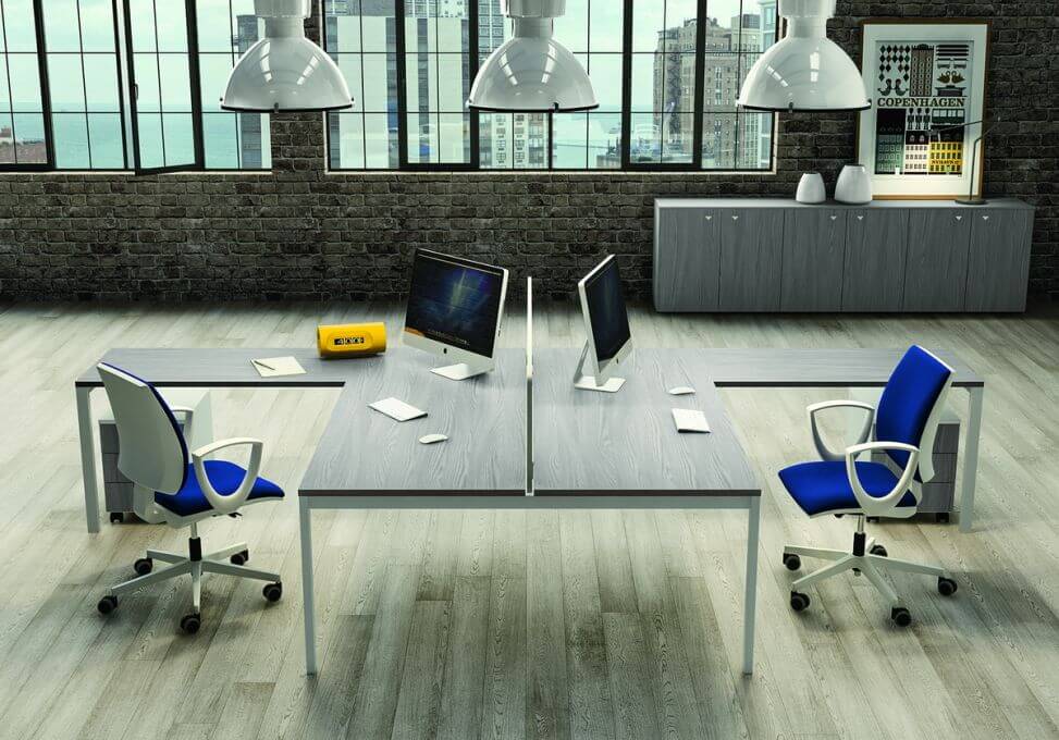A Basic irodabútor-koncepció lényege, hogy egyszerűen kombinálhatóvá tegye a megfelelő munkahelyi légkör kialakításához szükséges bútordarabokat.