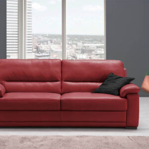 Doris relax kanapé vörös színben