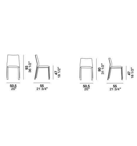 minimalista dizájnt követve a CORIUM modern szék
