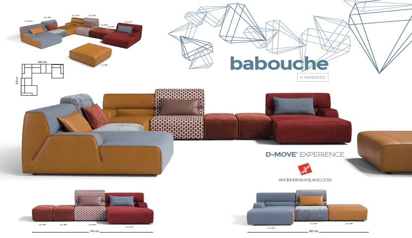 A Babouche relax kanapé egy moduláris kanapé, amely alkalmazkodik a változó, felgyorsult világhoz