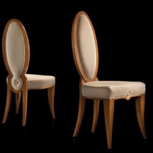 Az Elisse szék egy ovális háttámlájú kényelmes ülésű szék, amely a klasszikusan elegáns otthonok mellett tökéletes választás gasztronómiai térbe.