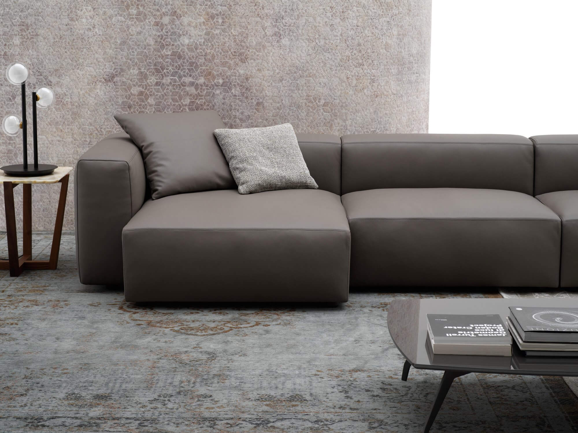 Alcazar design kanapé szürke sarokrész