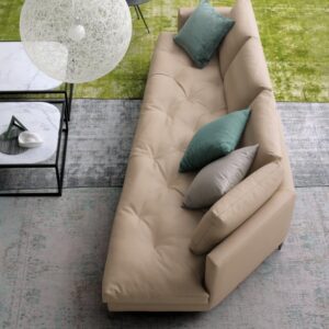 Alcove design kanapé felülről bézs