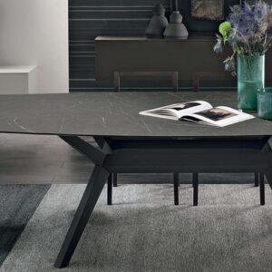 Az Avalon asztal egy erős egyéniséggel rendelkező bútordarab, mely puszta jelenlétével képes karaktert adni a legegyszerűbb környezetnek is.