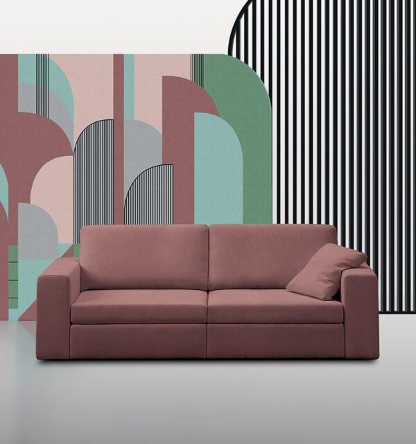A Leon kitolható ülőfelületű kanapé többféle színben, anyagválasztékkal és méretben is megvásárolható