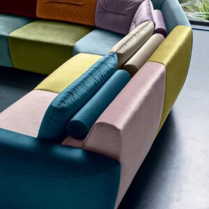 Murakami kanapé színes változat háttámla
