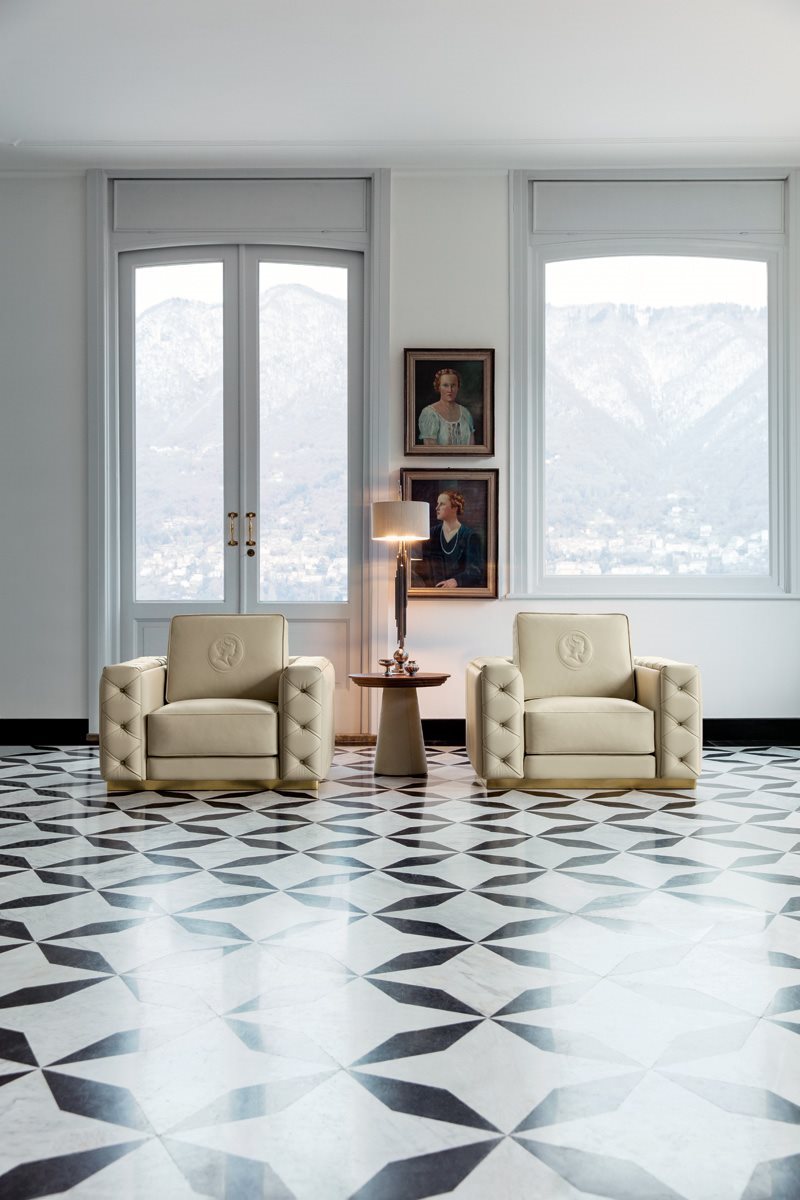 ALBERTA LUXORY design -Belmondo fotel