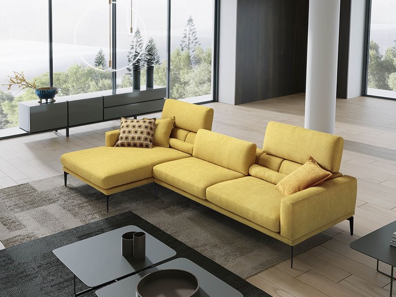 Masu kanapé sárga változatban és L alakban.