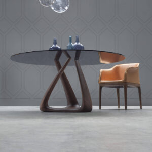 A Rizoma asztal a faanyag melegsége, a fantázia és a tervezési technika