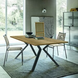 A Zoe asztal egy olyan modern és magával ragadó kialakítású asztal