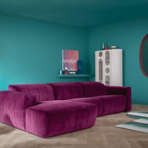 Kensington kanapé puha, kényelmes lila változat