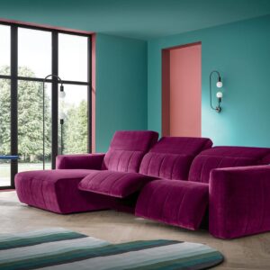 A lila Kensington kanapé mindenki otthonában biztosítja a tökéletes relaxálást.