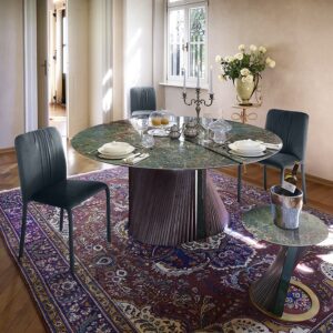 A Clover asztal tökéletes választás a legmodernebb, formabontó alakzatokat kedvelő otthonokba.