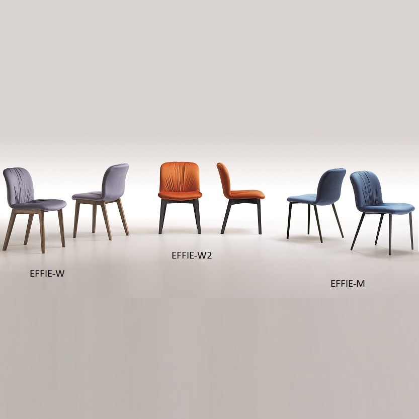 Az Effie szék nagy és puha felülettel rendelkezik, mely a dizájnnal együtt egy kényelmes remekművé teszi ezt a széket.