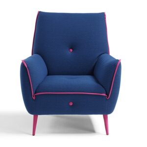 Yuki fotel kék-rózsaszín
