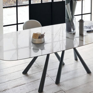 Forest asztal kerámia asztallappal szintén különleges megjelenéssel rendelkezik