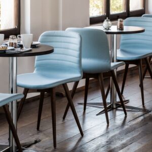 Liù szék vendéglátás - kék székek