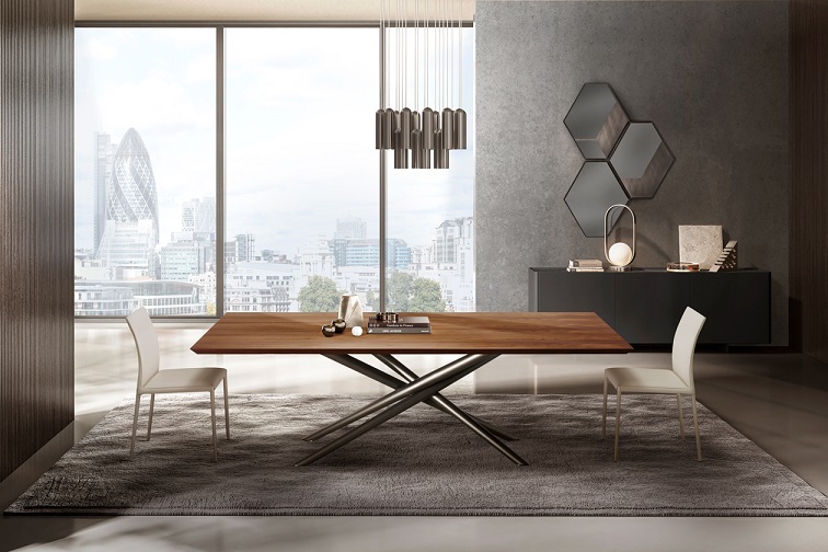 A Baly fa asztal egy modern étkezőasztal, mely tökéletesen illeszkedik otthonunk nappali részének berendezéséhez. 