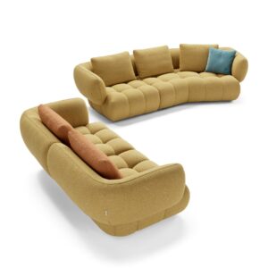 Az Abbracci kanapé lenyűgöző megjelenést biztosít